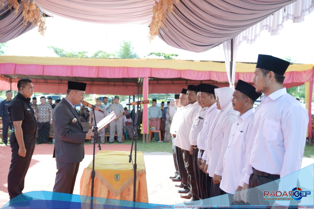 Melantik Jabatan Struktural Pengawas, Pjs Penghulu Dan Kepala Pukesmas